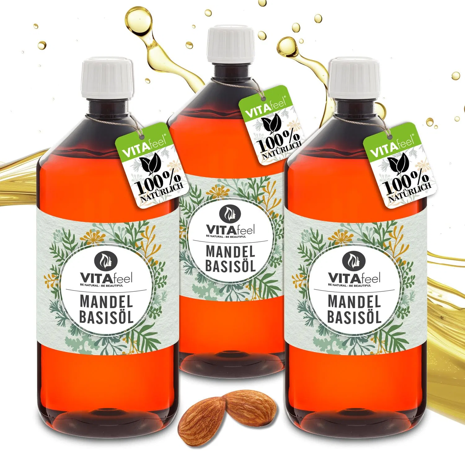 Базовое миндальное масло VitaFeel Sweet (3000 мл) Great Vita