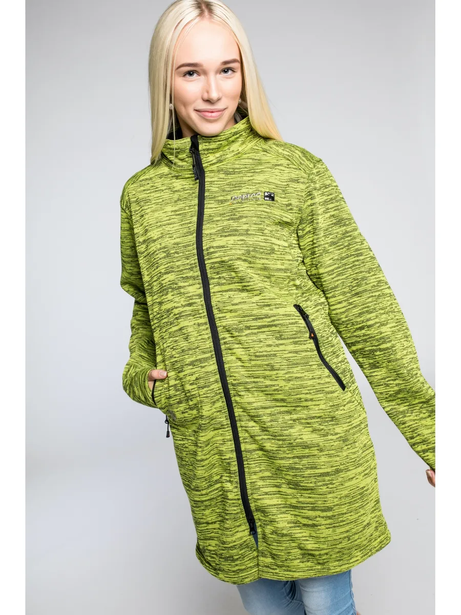 

DEPROC Активное трикотажное пальто "ELKSDALE LONG JACKET WOMEN", также доступно в больших размерах Deproc Active, цвет Lime