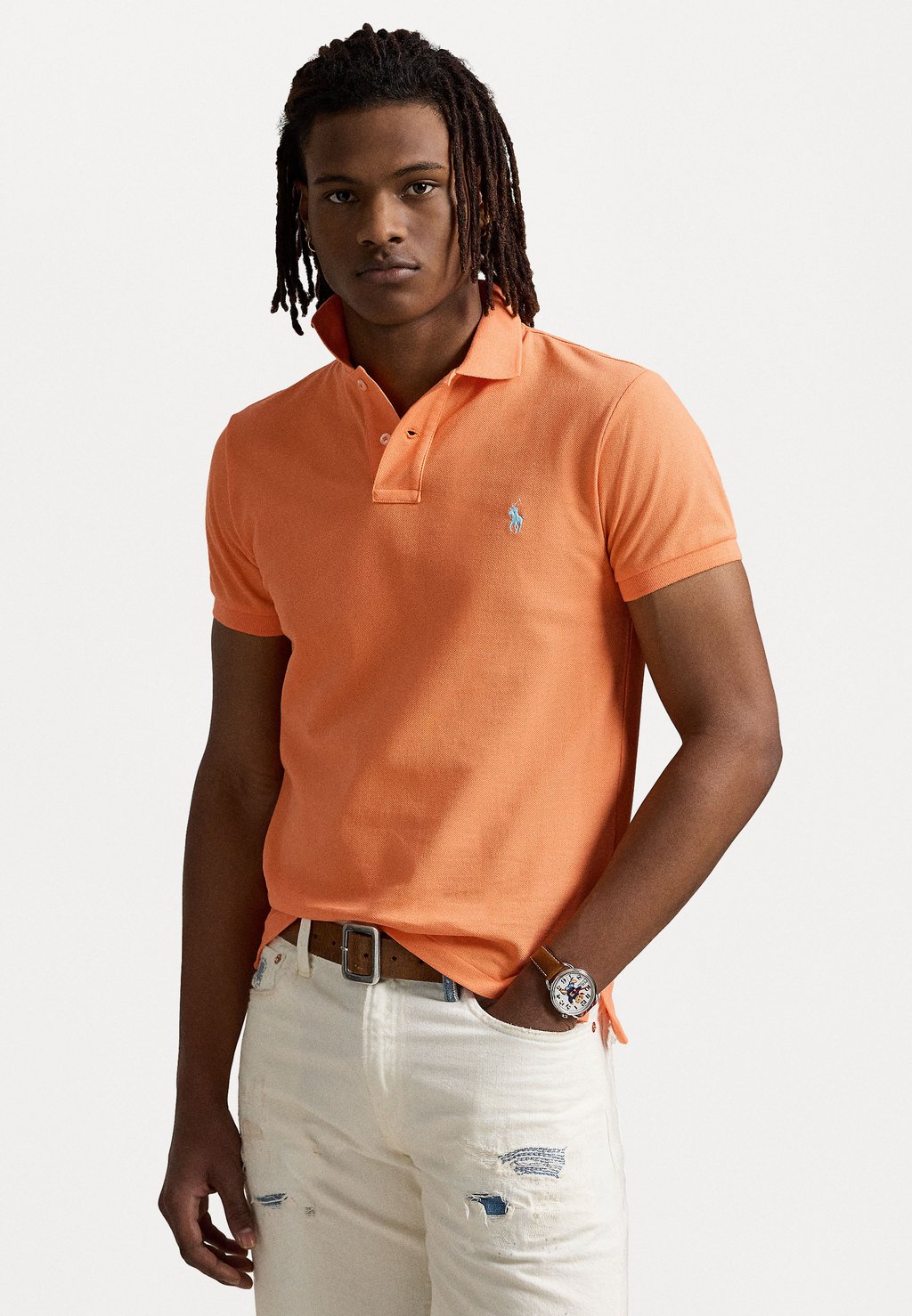 

Поло SHORT SLEEVE Polo Ralph Lauren, оранжевый
