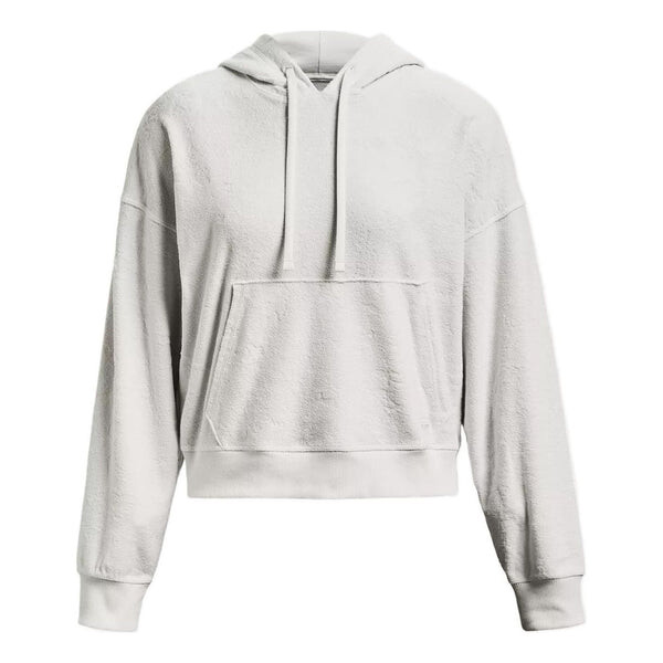 

Толстовка journey terry hoodie 'light grey' Under Armour, серый