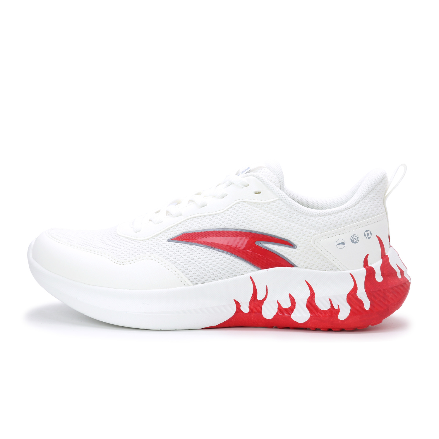 

ANTA Sky Mesh Rebound Abrasion Resistant Breathable Low top EVA City Commute Running Shoes Men's Red White