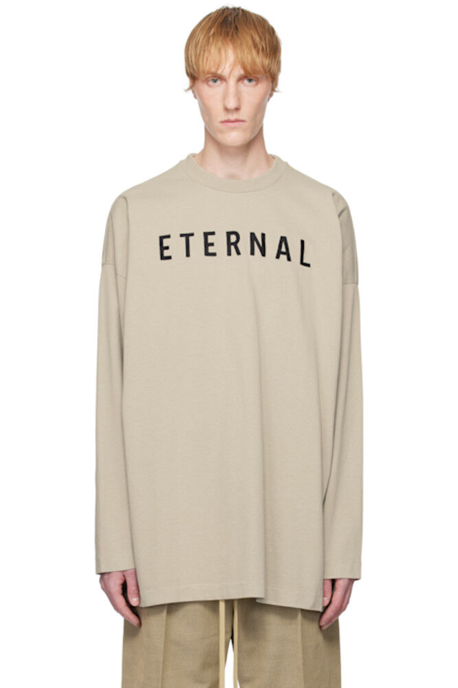 

Серая футболка с длинным рукавом «Eternal» Fear of God