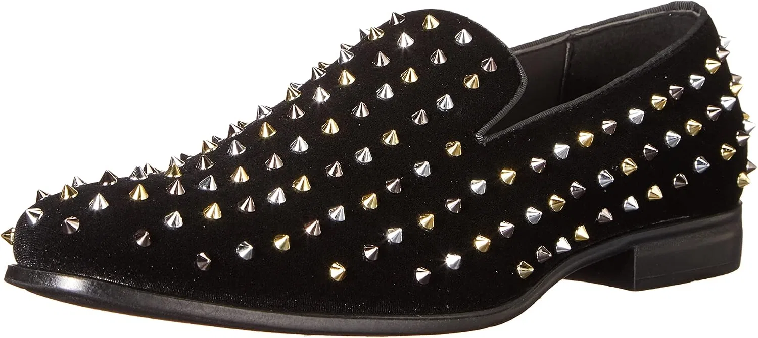 Мужские туфли Stacy Adams Spire Spikes, Black, Gold, Silver, Platinum