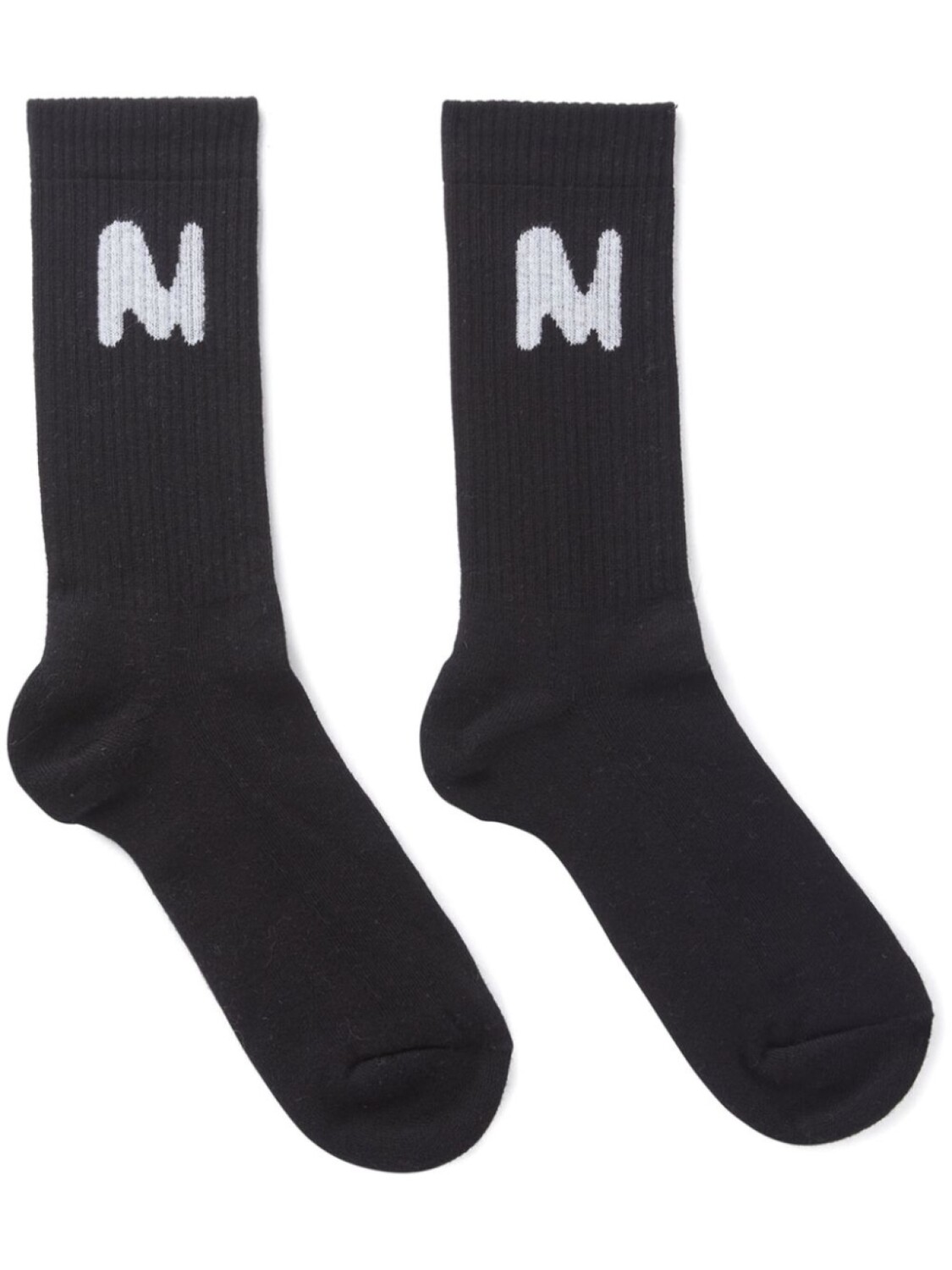 

MSGM носки с логотипом, черный