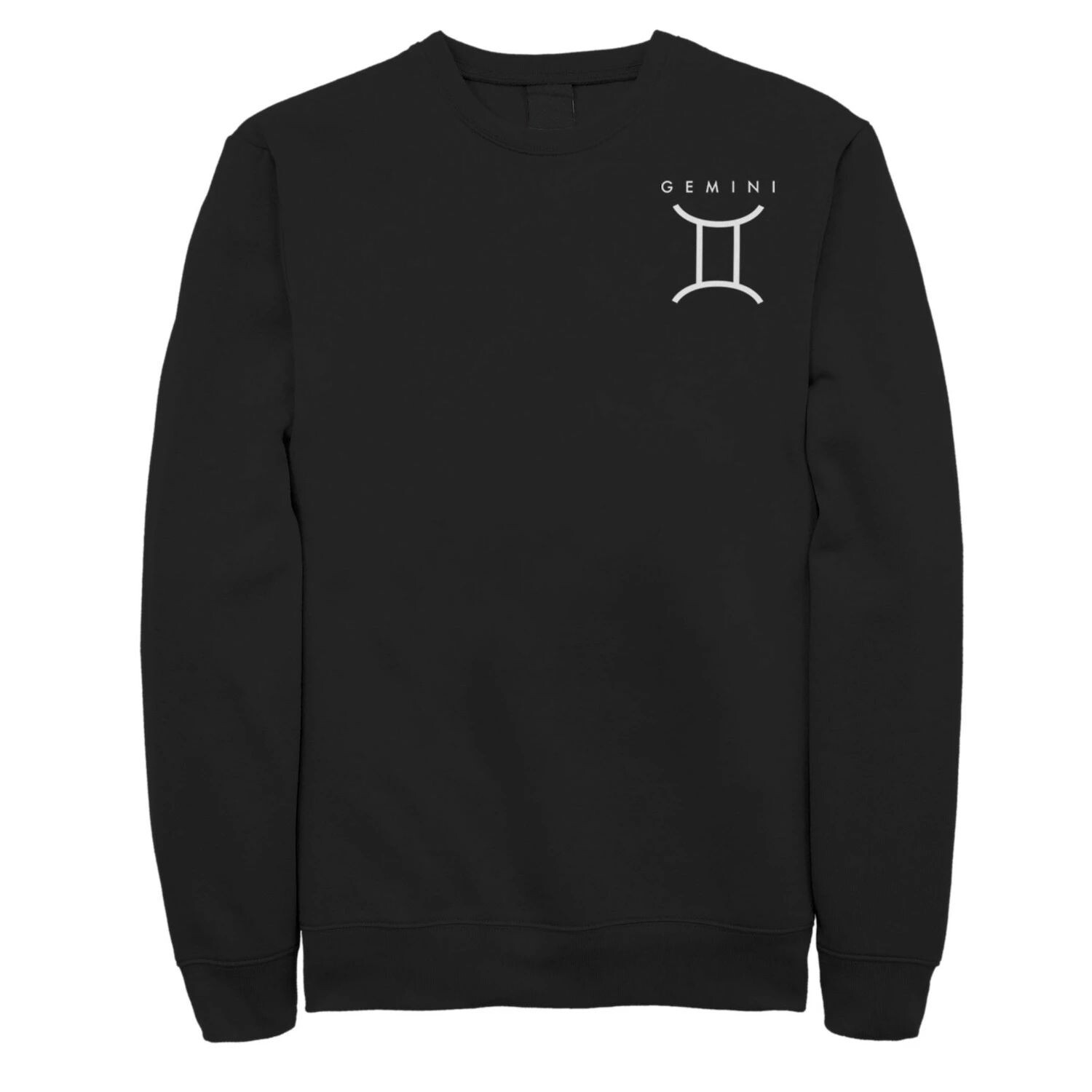 

Мужской свитшот с логотипом Gemini Sign на левой груди Licensed Character