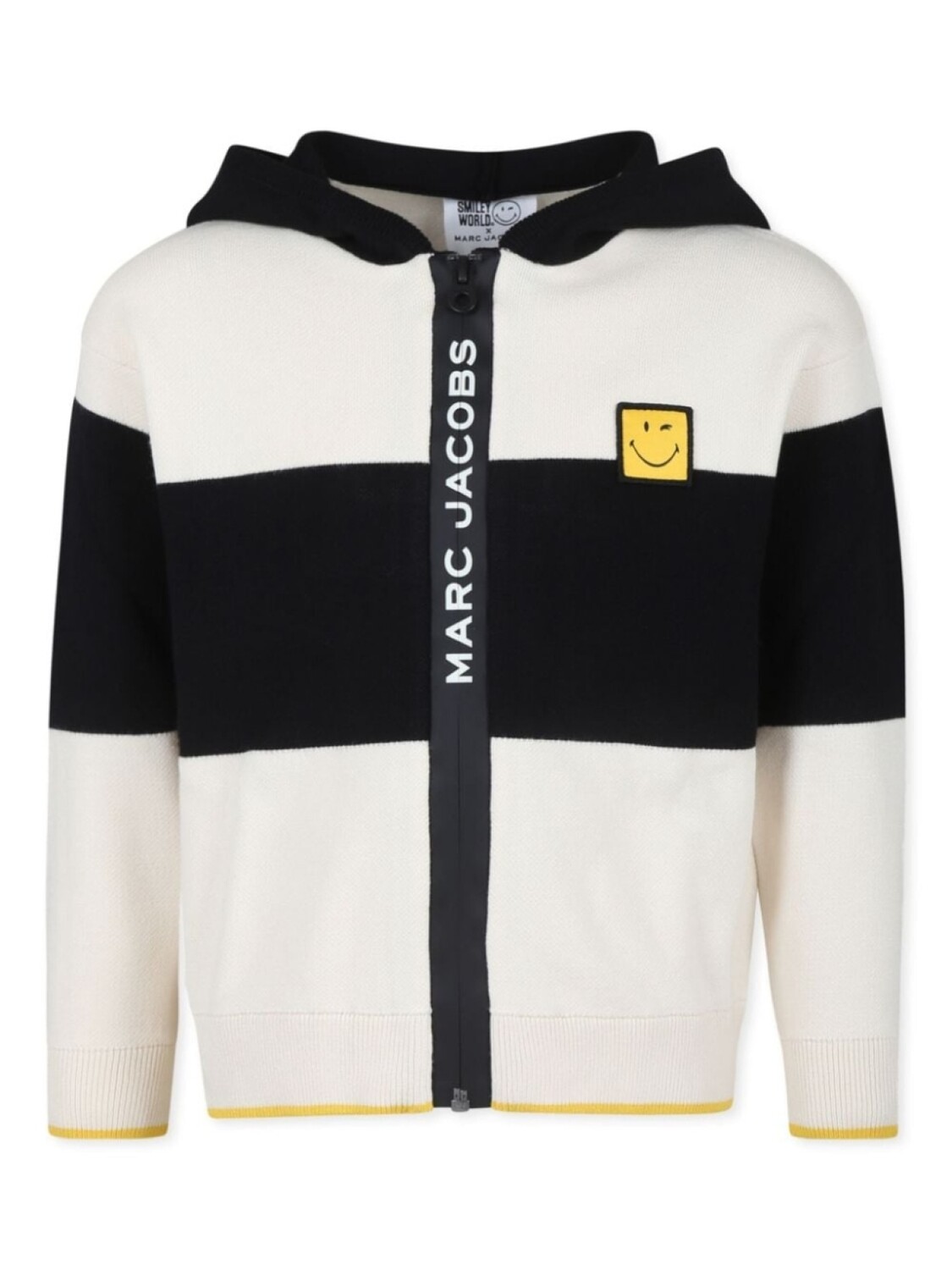 

Marc Jacobs Kids кардиган в полоску со смайликом, белый
