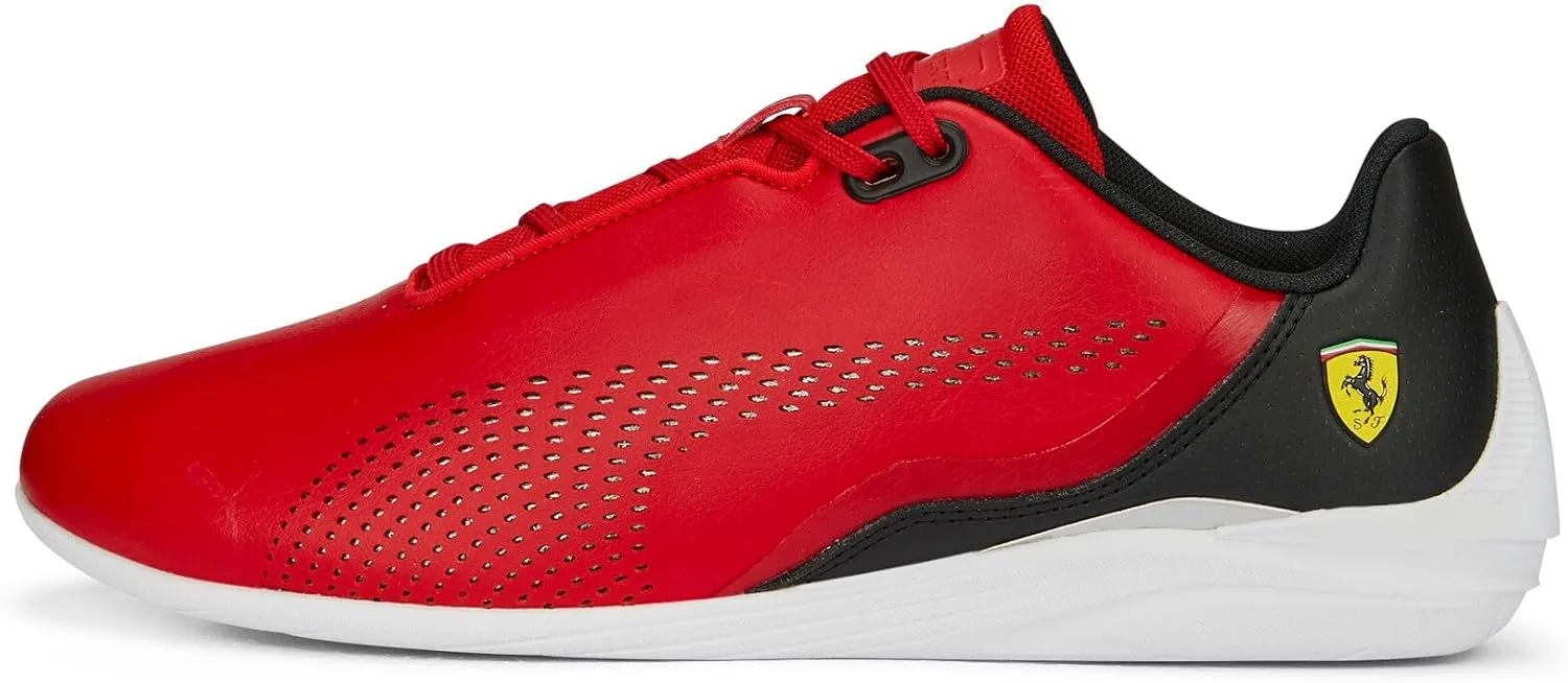 Мужские кроссовки PUMA Ferrari Drift Cat Decima, белый/черный