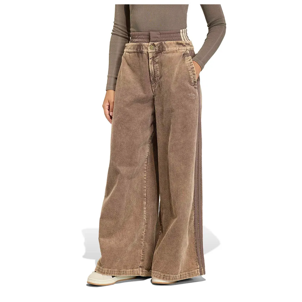 

Вельветовые брюки adidas Originals Corduroy SST Oversized, коричневый