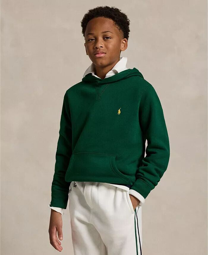 

Флисовая толстовка для больших мальчиков Polo Ralph Lauren, черный
