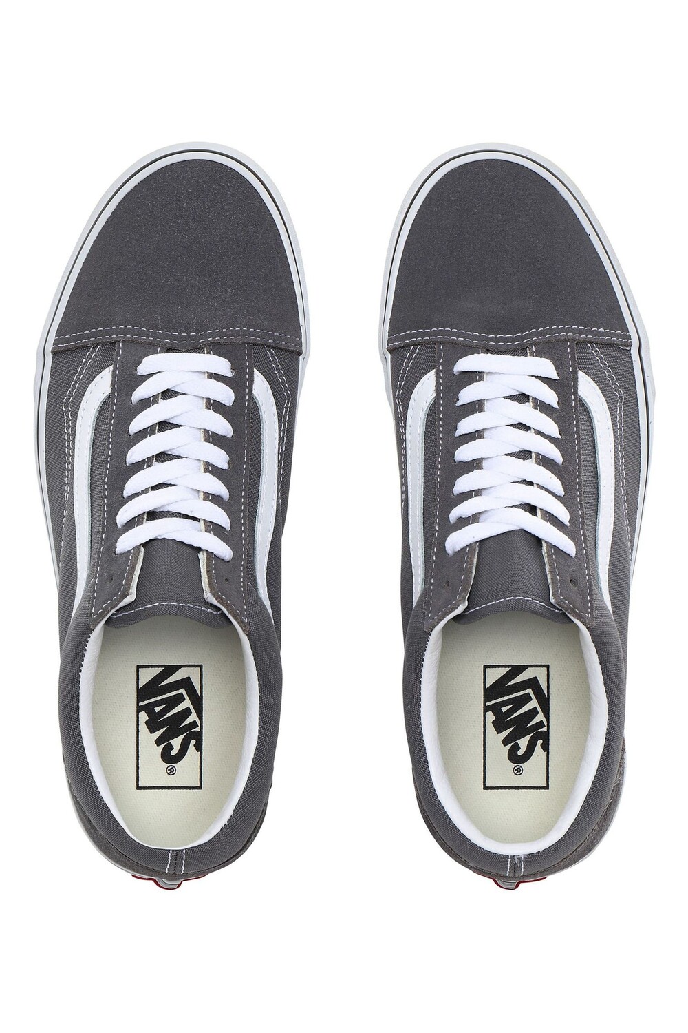 Мужская спортивная обувь старой школы Vans, серый — фото 4