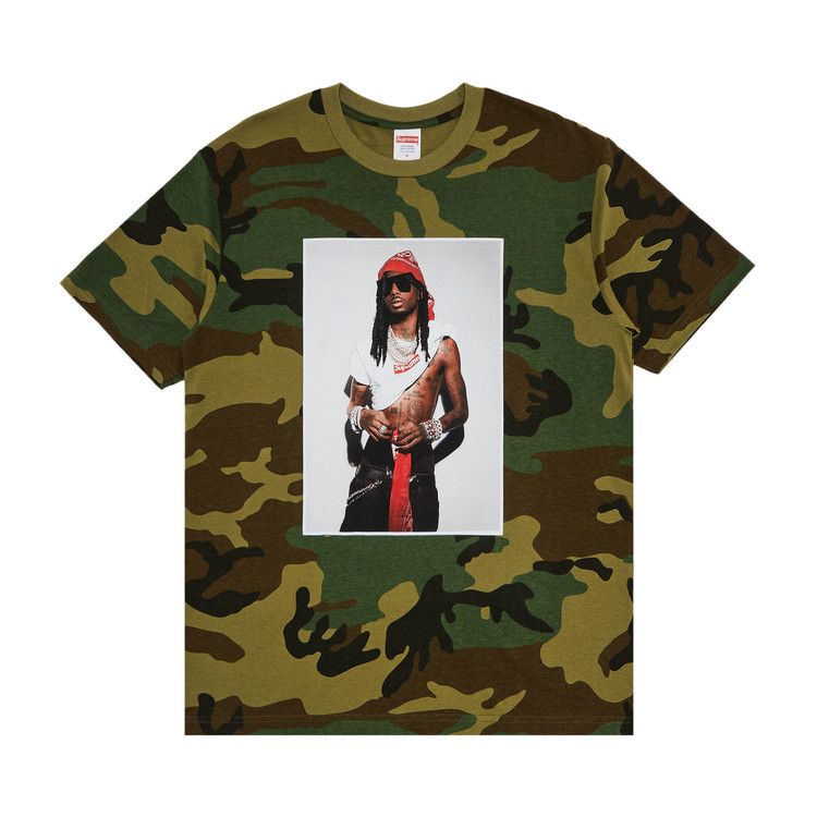 

Футболка Supreme Playboi Carti Tee, Woodland Camo