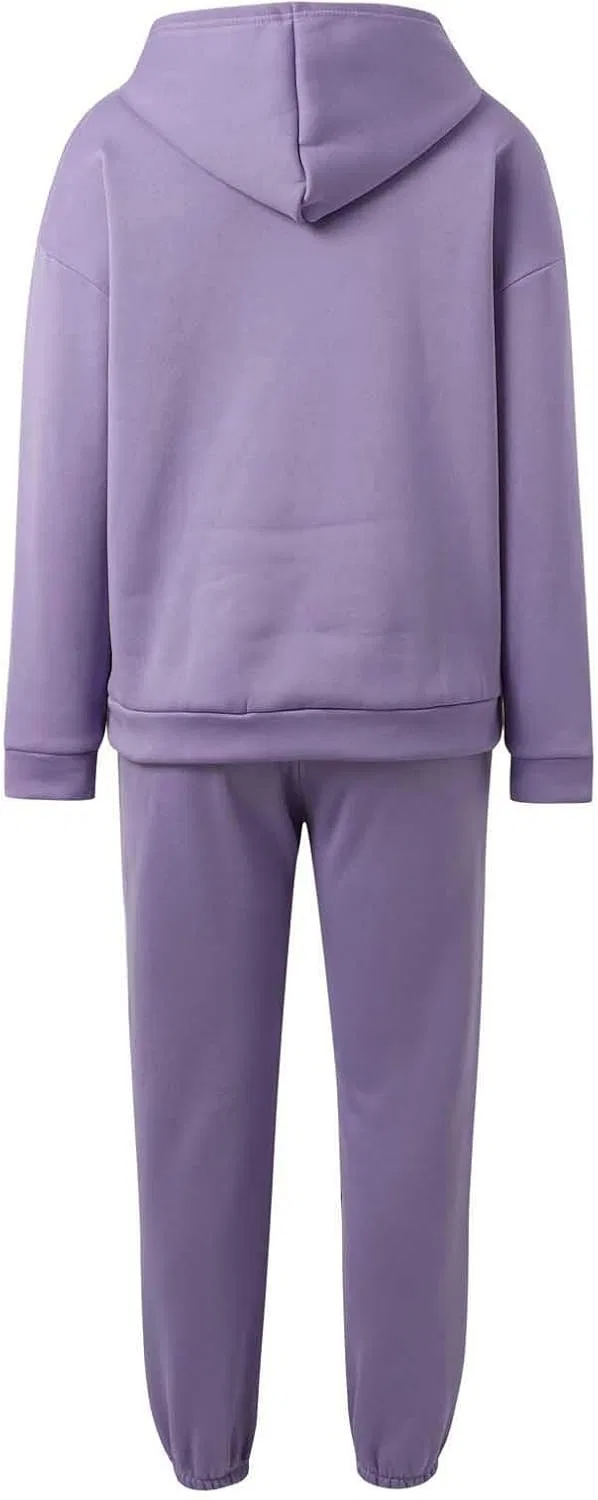 Спортивный костюм из флиса с капюшоном и молнией, Purple — фото 3