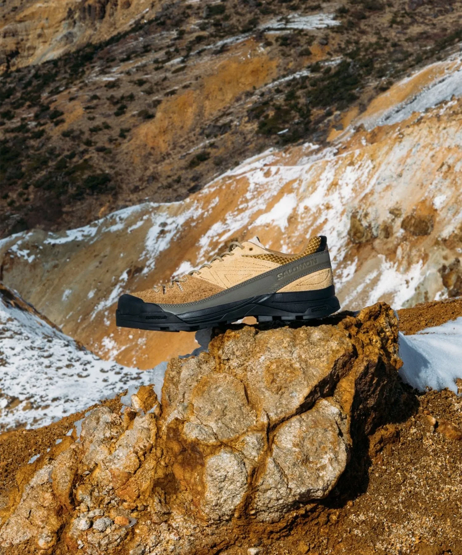 Мужские кроссовки SALOMON X-ALP Suede хаки — фото 4
