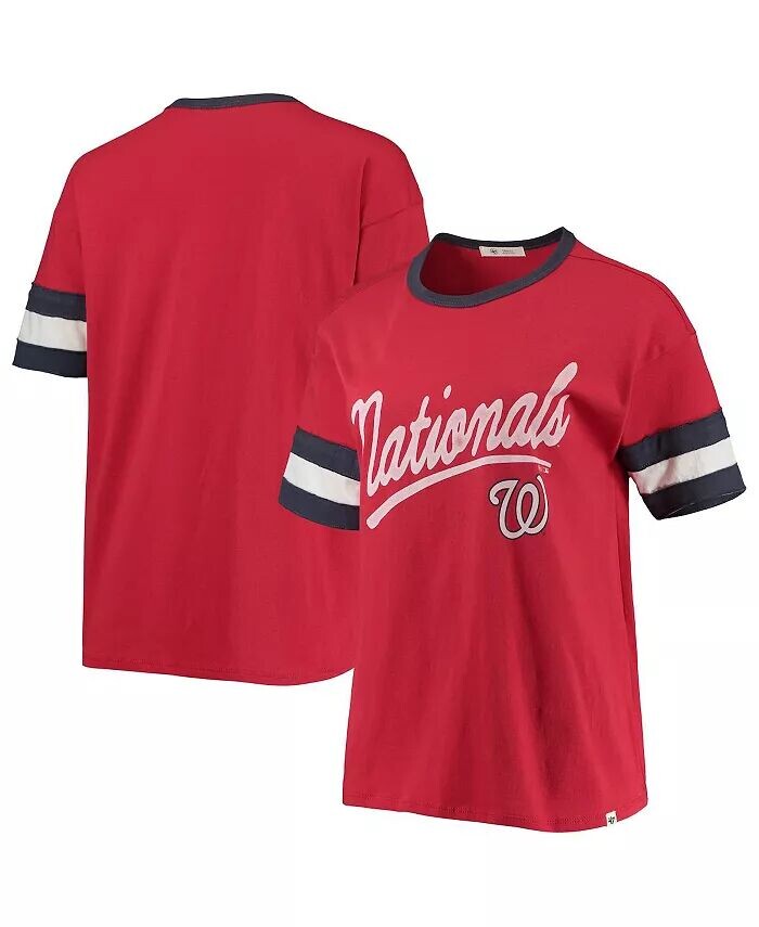 

Женская красная футболка Washington Nationals Dani '47 '47 Brand