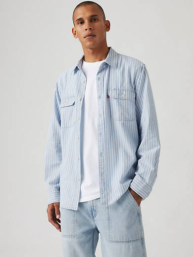 

Рубашка рабочая Джексон Levi's, цвет Cannita Stripe - Blue