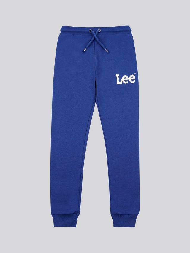 

Детские джоггеры из хлопковой смеси с принтом Lee, Twilight Blue