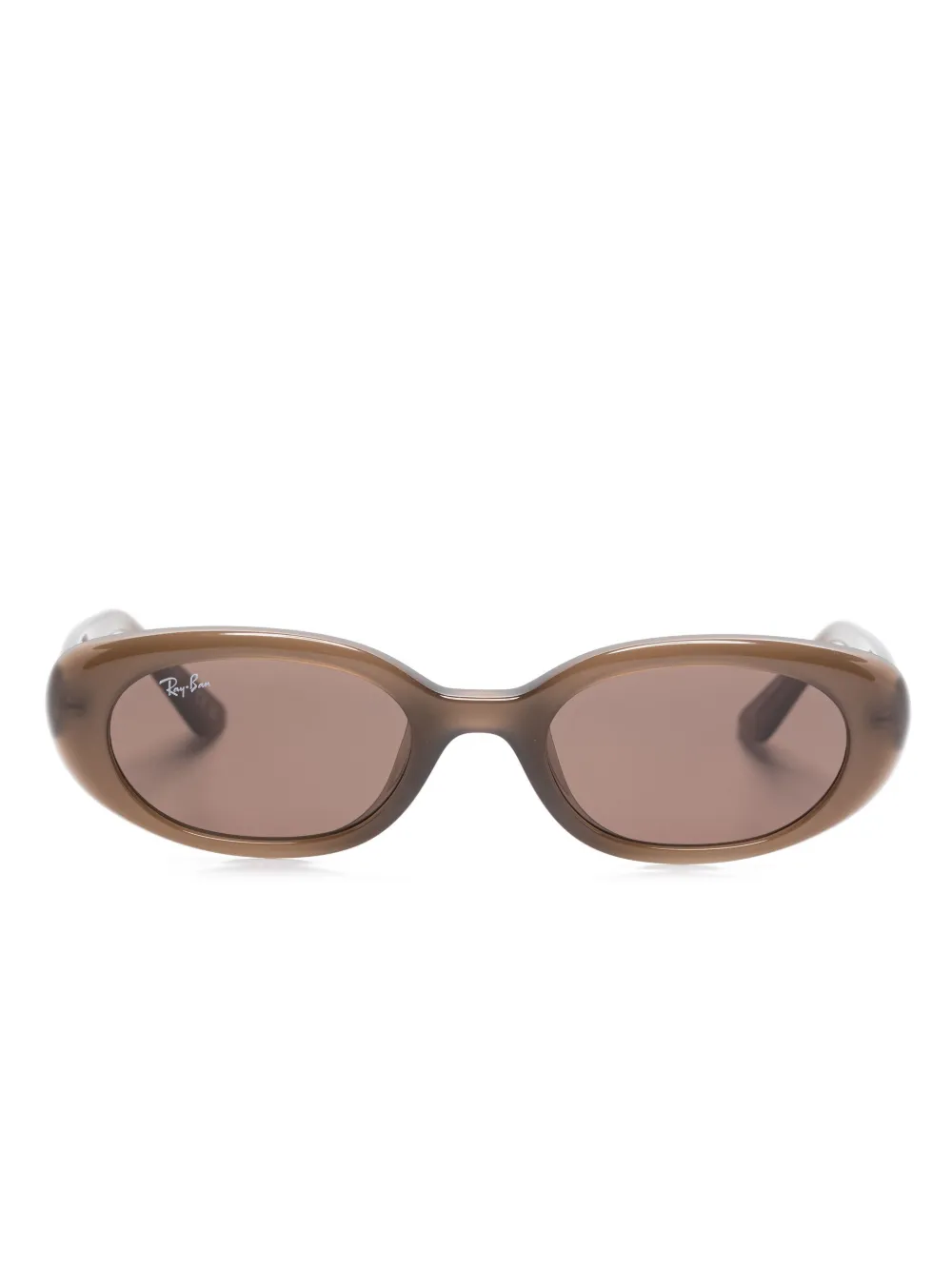 

Солнцезащитные очки в круглой оправе Ray-Ban, коричневый