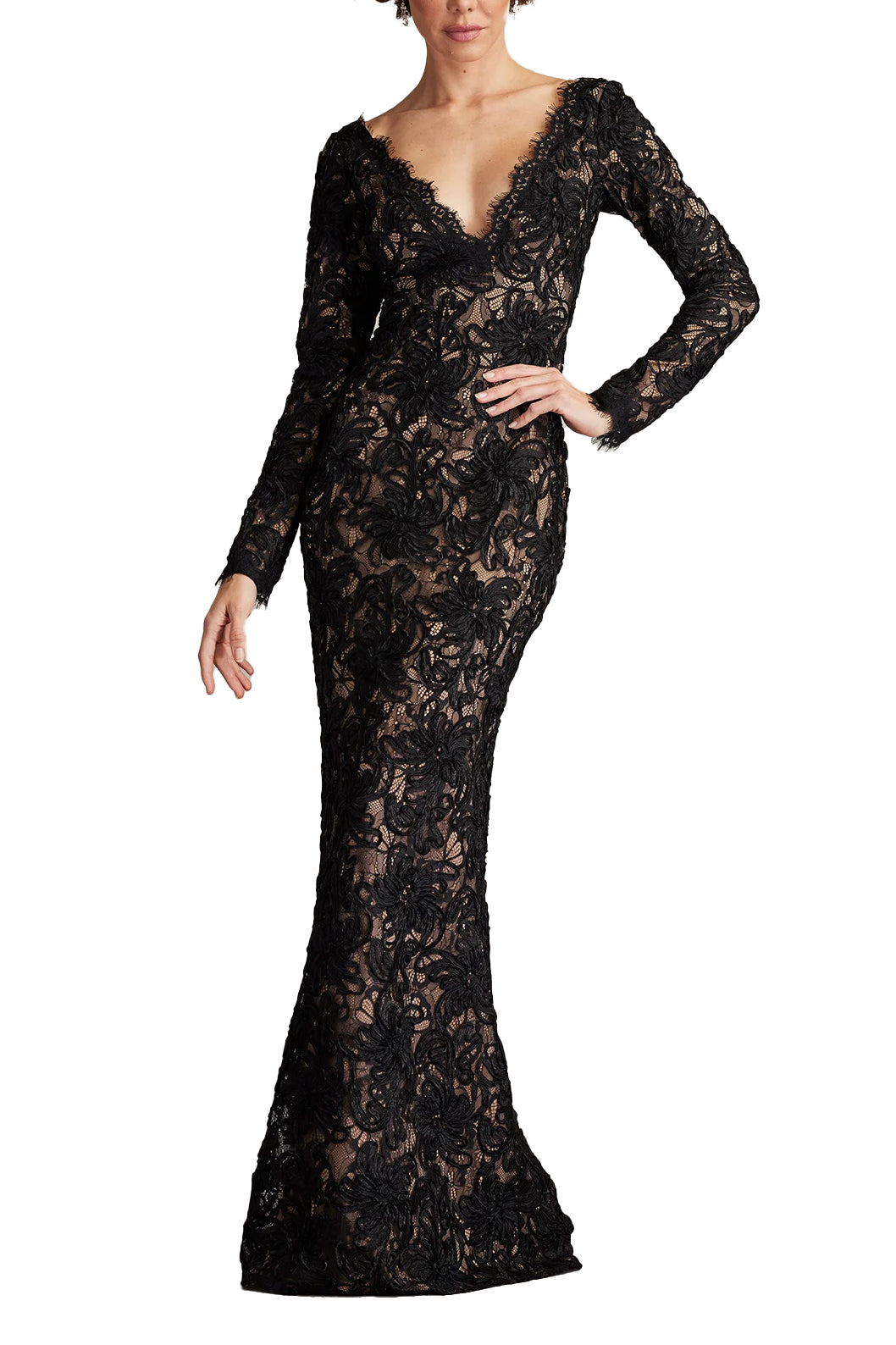 

Бельойт платье с вышивкой лентами Tadashi Shoji