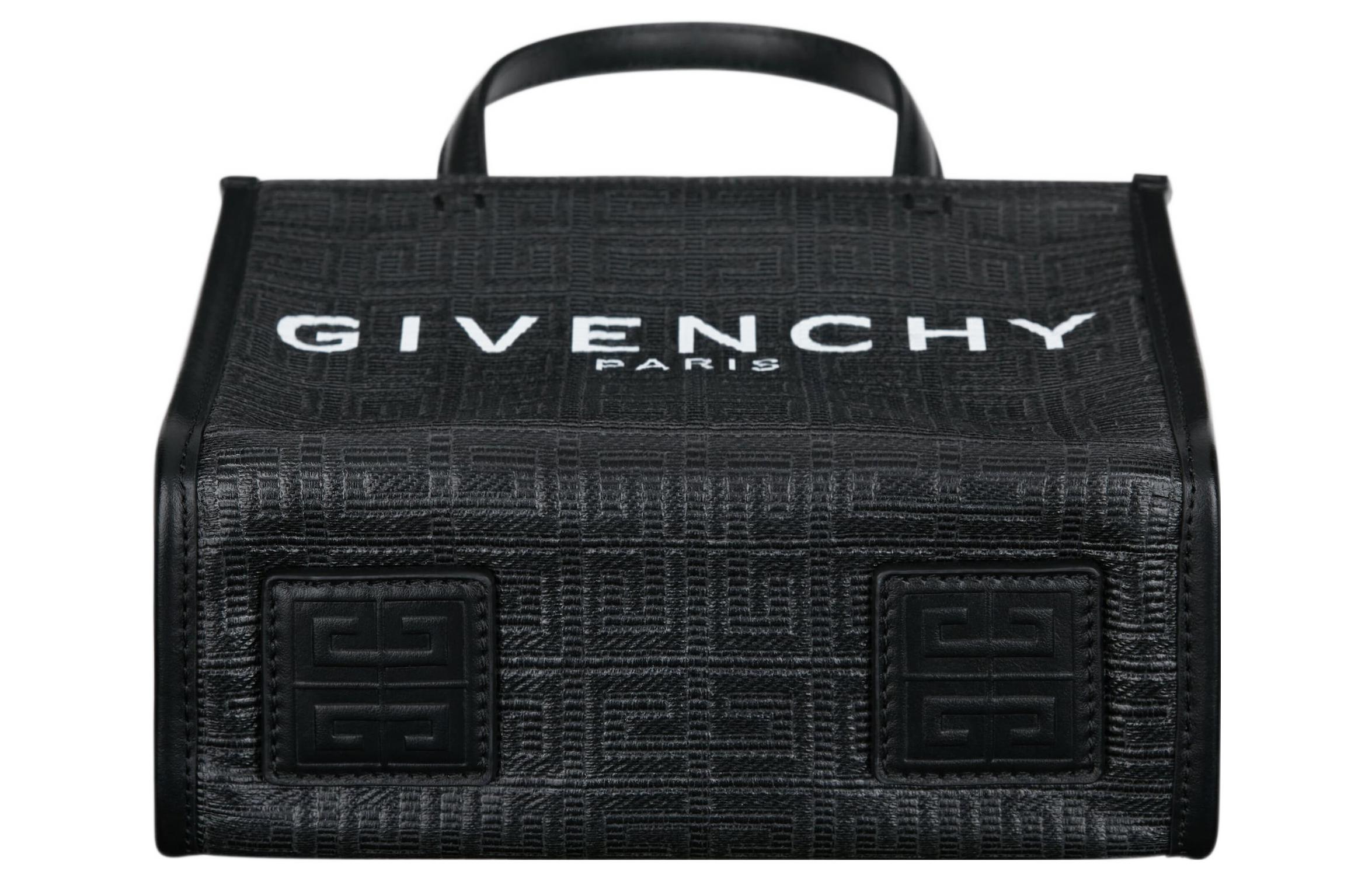 Givenchy Сумка-тоут из коровьей кожи, шоппер, сумка через плечо, кроссбоди, мини-клатч женский черный — фото 3