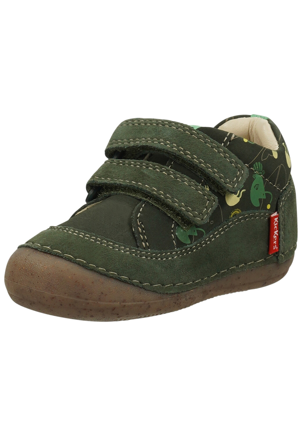 

Низкие кроссовки Kickers, хаки
