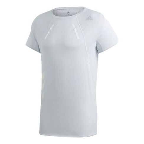 

Футболка adidas Running Sports Short Sleeve Gray, серый