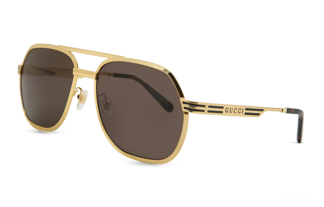 

GUCCI Мужские солнцезащитные очки, Gold