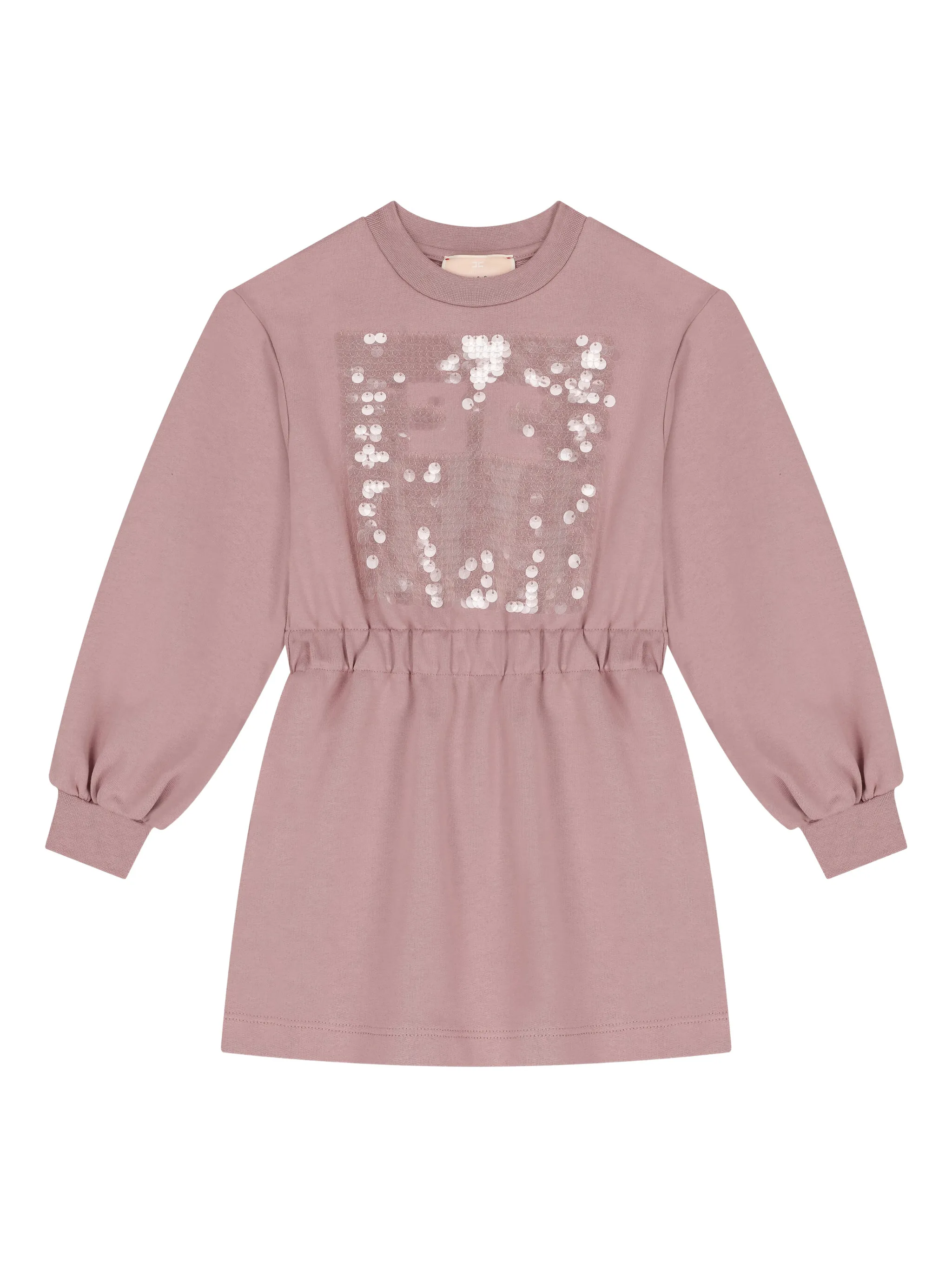 

Платье с логотипом Elisabetta Franchi Kids, розовый