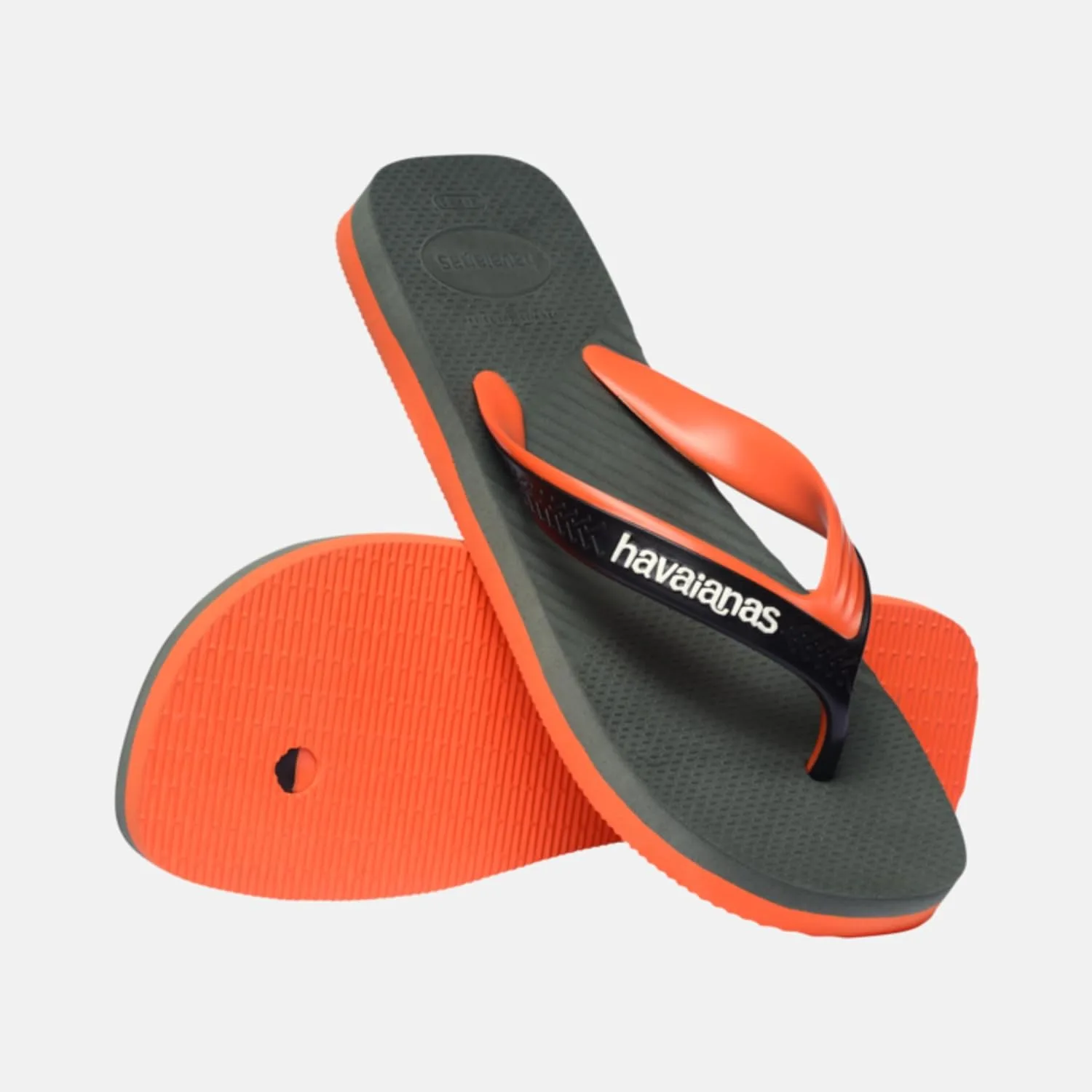 Мужские шлепанцы Havaianas Hav. Dual, зеленый/оливковый — фото 2