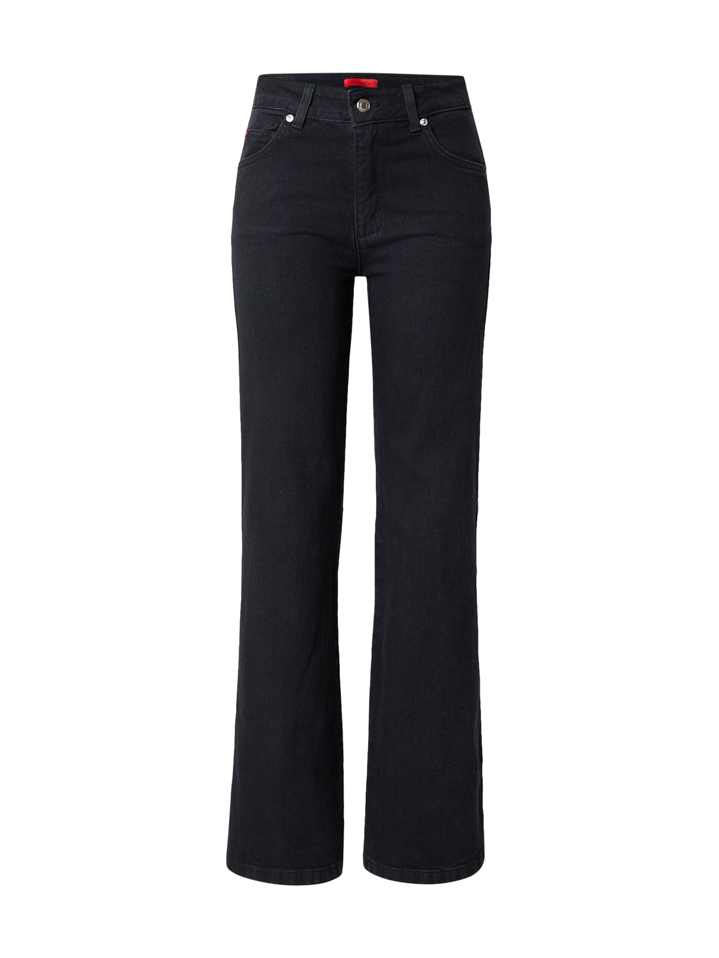 

MAX&Co. Узкие джинсы 'MCOESTREMO' в черном дениме