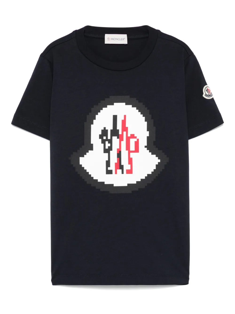 

Футболка с логотипом Moncler Enfant, синий