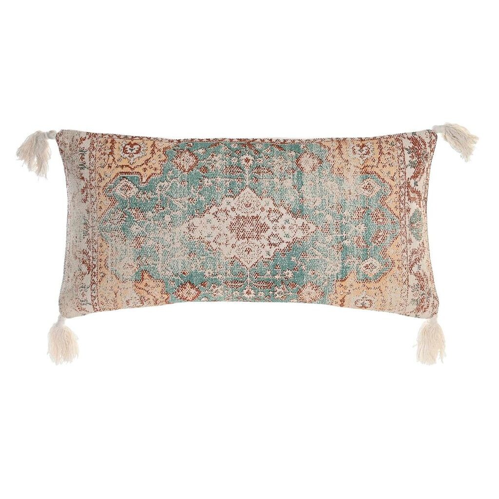 

Подушка DKD Home Decor Бежевый Синий Полиэстер Хлопок (60 x 30 см)