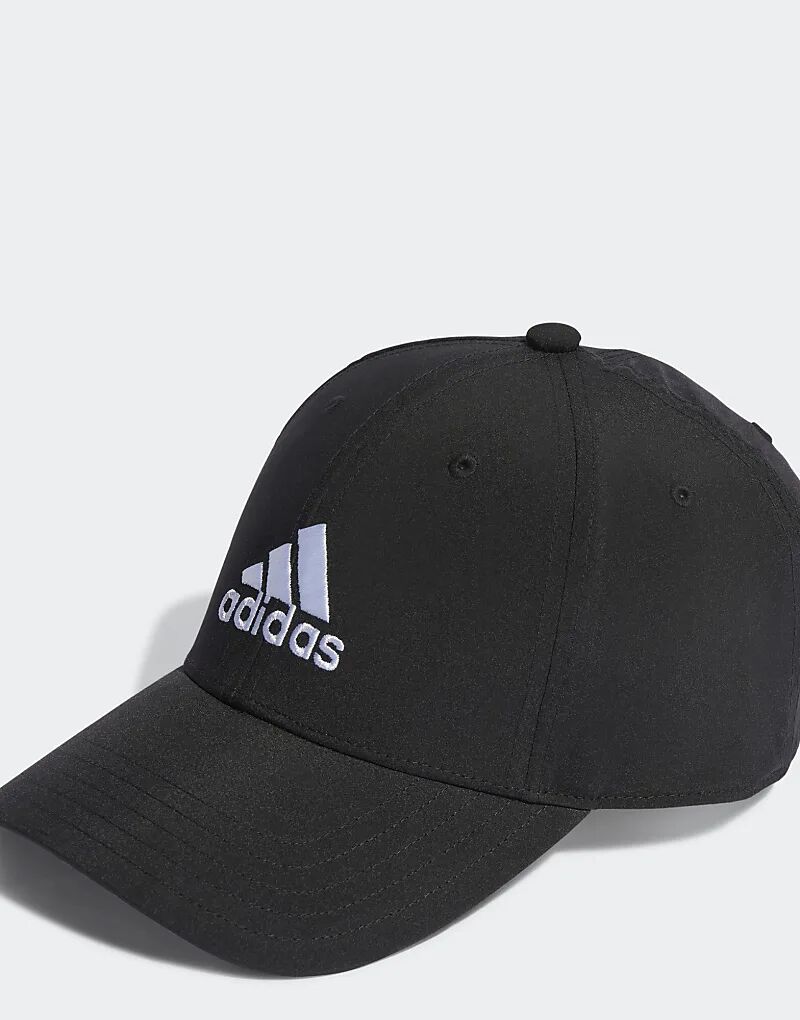 

Легкая бейсболка с вышитым логотипом черного/белого цвета adidas