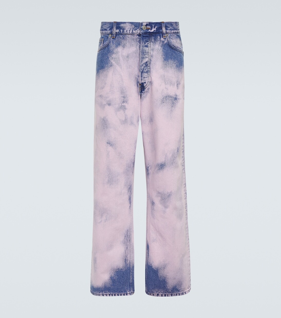 

Прямые джинсы Dries Van Noten, розовый