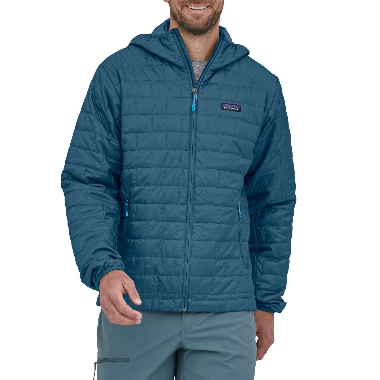 

Толстовка Patagonia Nano Puff, синий