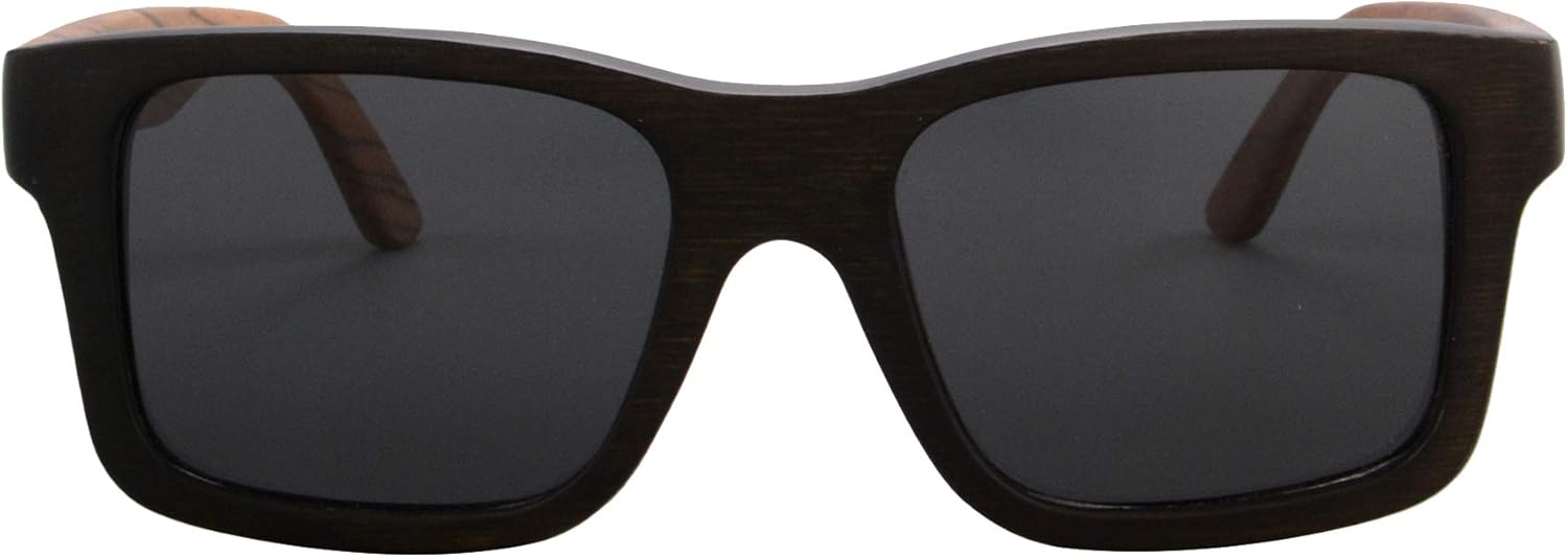 

Солнцезащитные очки унисекс из бамбука, деревянные, поляризованные, с защитой от УФ-излучения UV400, ручная работа, деревянная оправа, летние очки - SG6095 MEDOLONG, Bamboo Black&zebra