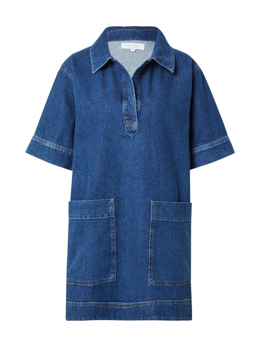 

Мини платье TOPSHOP, Blue denim