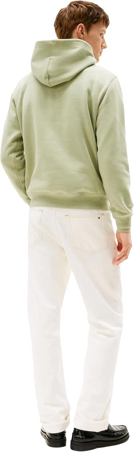 Толстовка с капюшоном на молнии, флисовая, Tommy Hilfiger, Earth Sage — фото 4