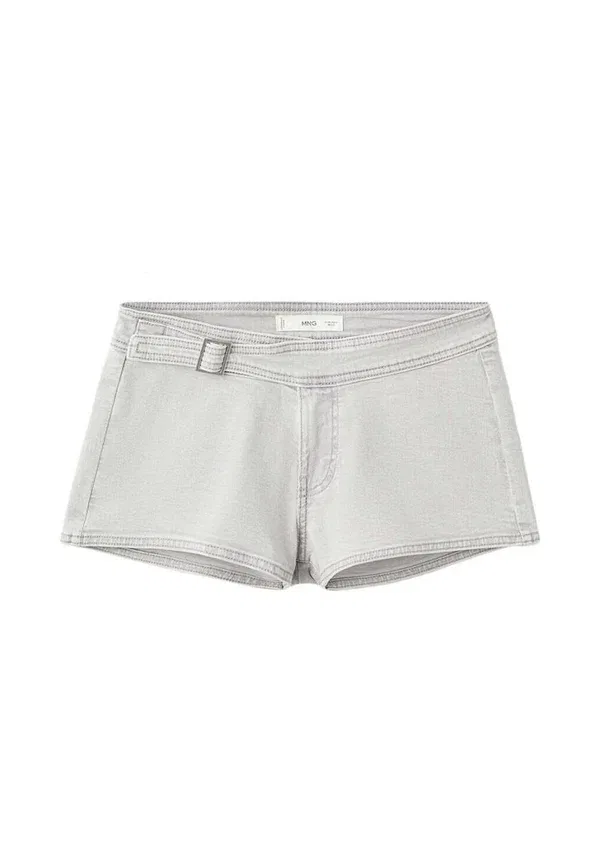 Шорты джинсовые подростковые Mango Kids, джинсовый серый — фото 4