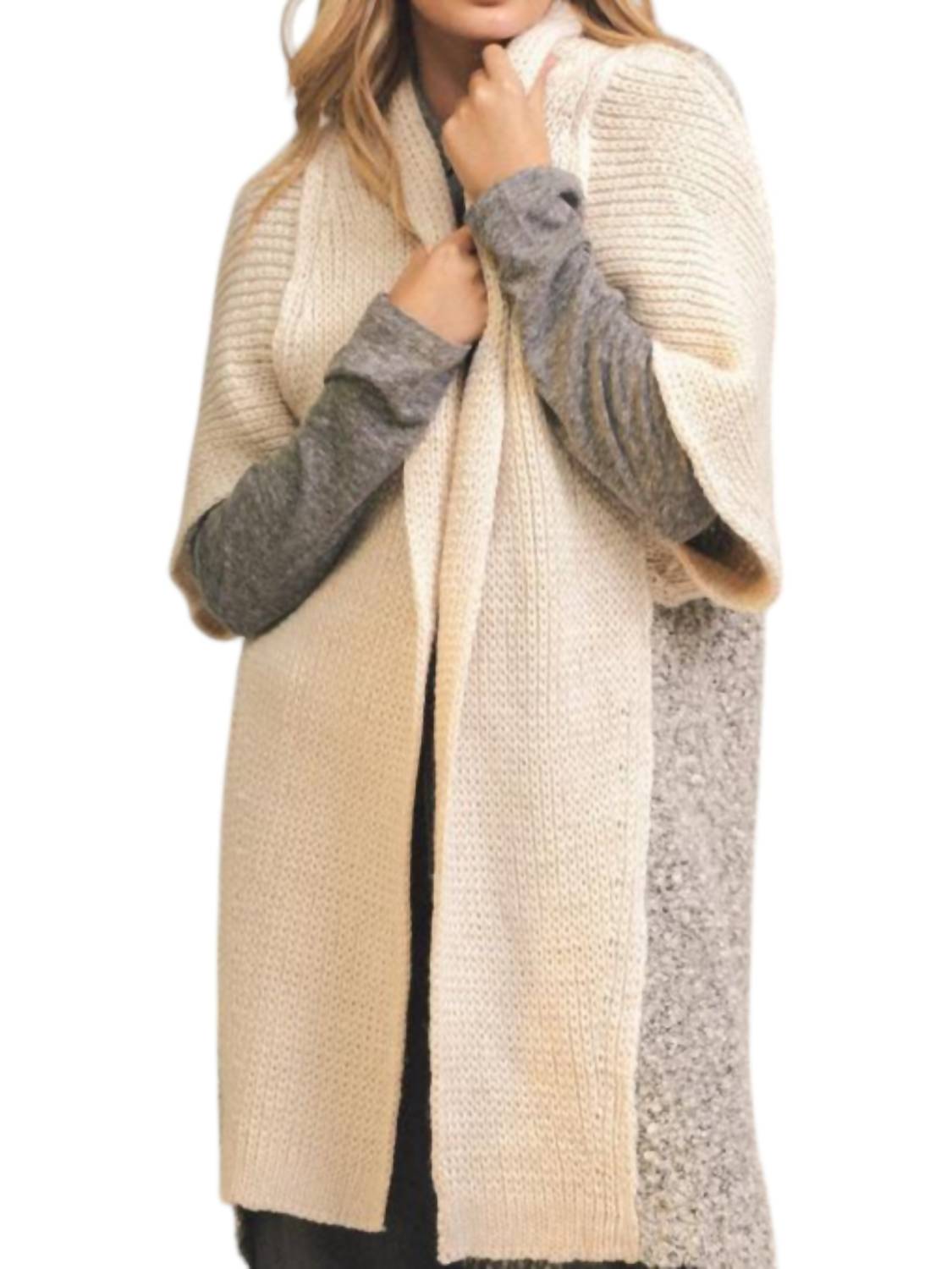 

Кардиган Cliff Oversize в кремовом цвете ELAN