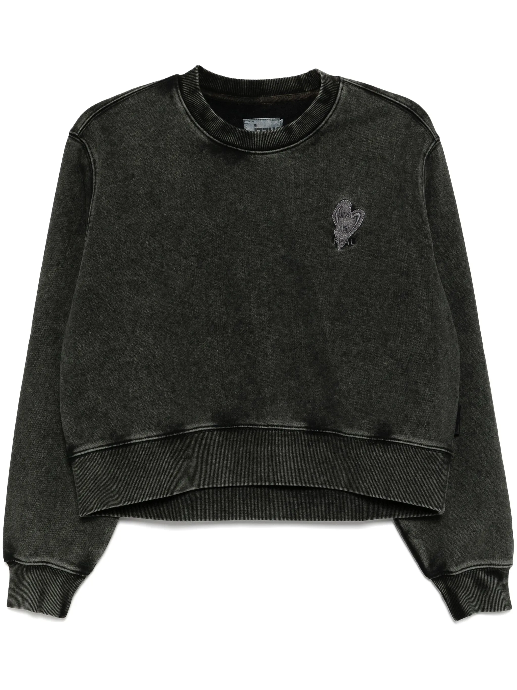 

Толстовка с вышитым логотипом Izzue, черный