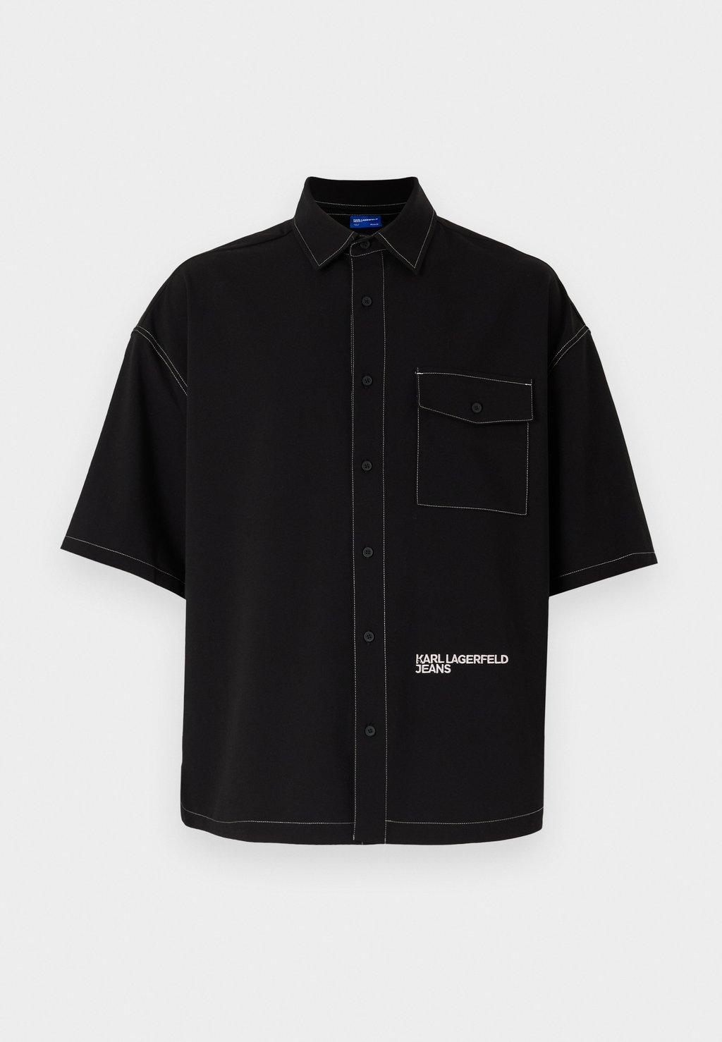 

Рубашка RELAXED SHIRT Karl Lagerfeld Jeans, черный