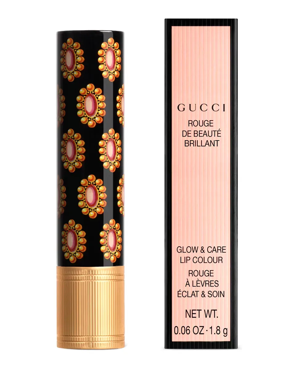 Блеск для губ Rouge De Beauté Brillant Gucci, 217 - Valeria Rose — фото 3