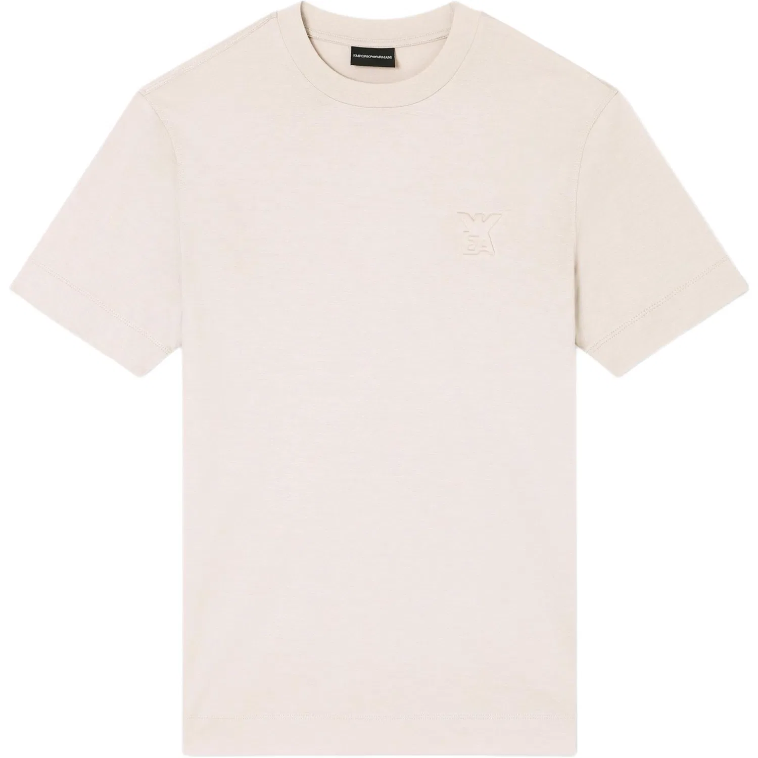 Футболка Logo EMPORIO ARMANI, Soft Beads Beige