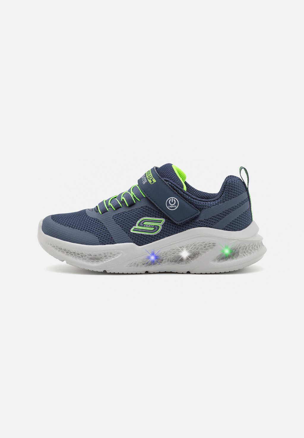 

Низкие кроссовки LIGHTED GORE STRAP Skechers, цвет navy/lime