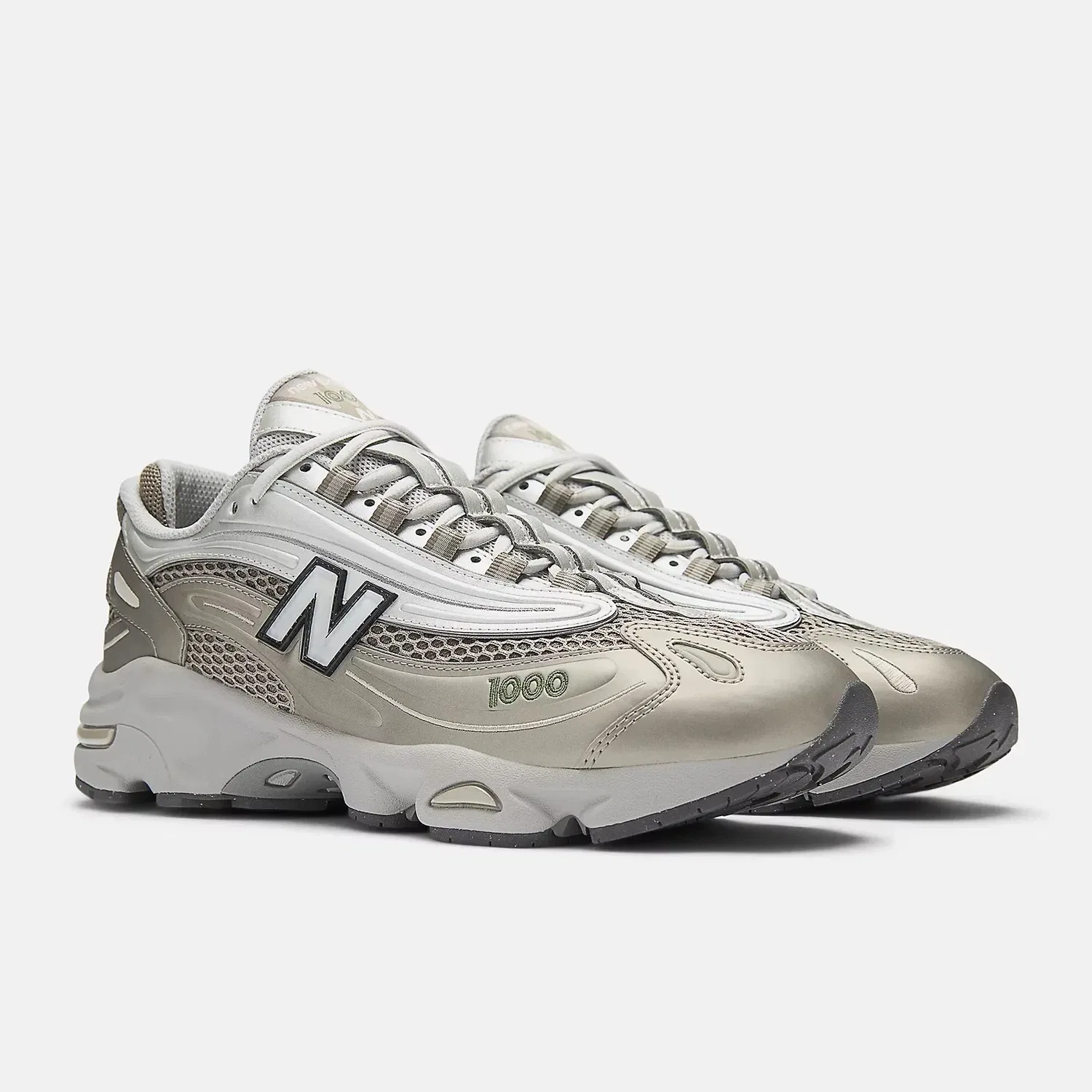 Мужские кроссовки New Balance M1000N Stone Silver Lifestyle Shoes RHS7503 — фото 2