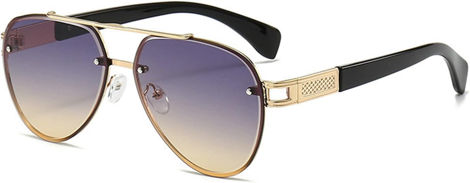 

Элитные солнцезащитные очки Helena для мужчин и женщин, металлические очки с большой оправой, женские солнцезащитные очки UV400 синего и черного цвета, мужские и женские очки, C4