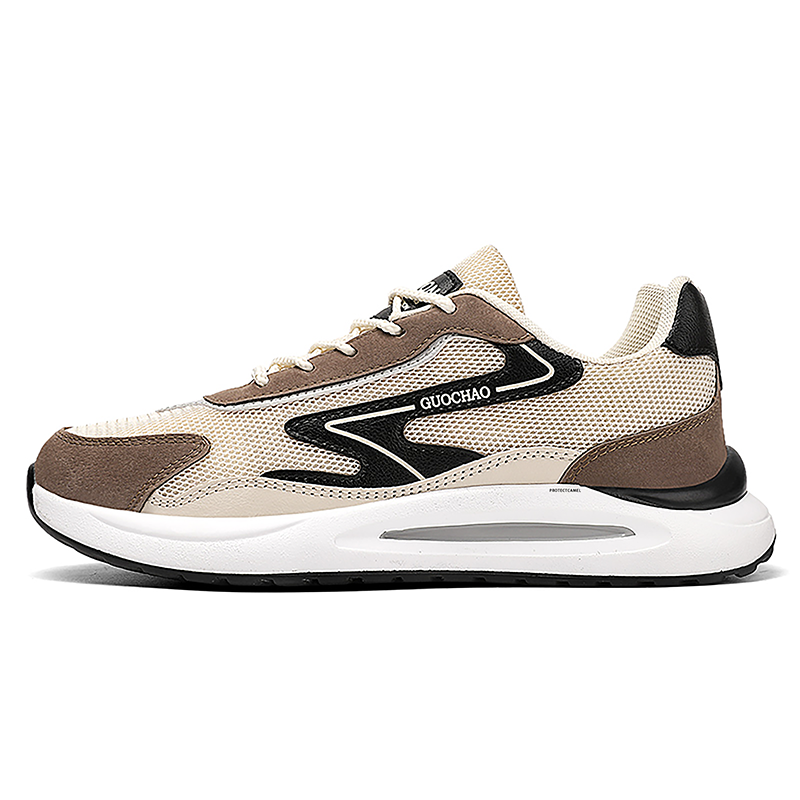 

Кроссовки Shock Absorbers Abrasion Resistant Rebound Thermal Slip Resistant Low Top Kids Lifestyle Shoes Teenagers PROTECTCAMEL, бежевый/коричневый