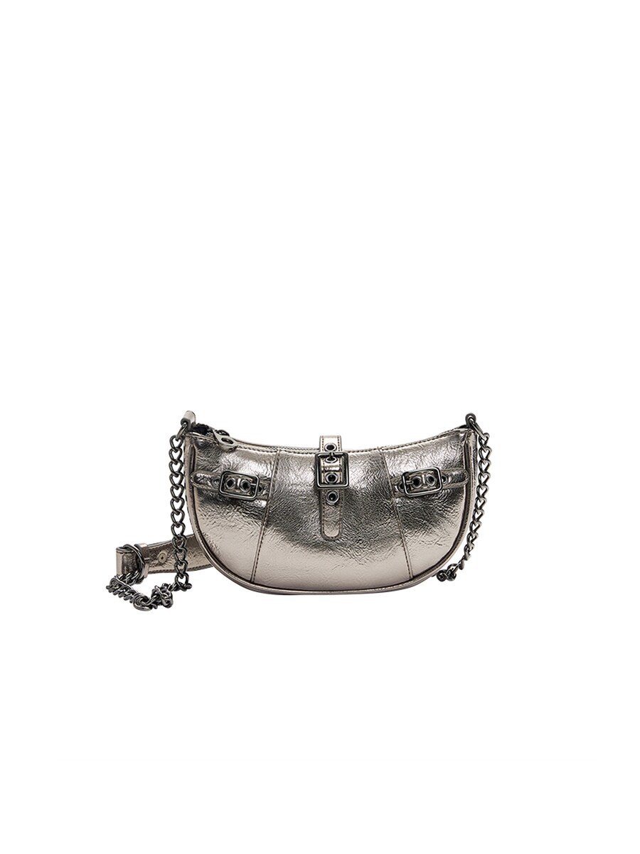 

Сумка через плечо Pull&Bear Crossbody Bag, серебряный