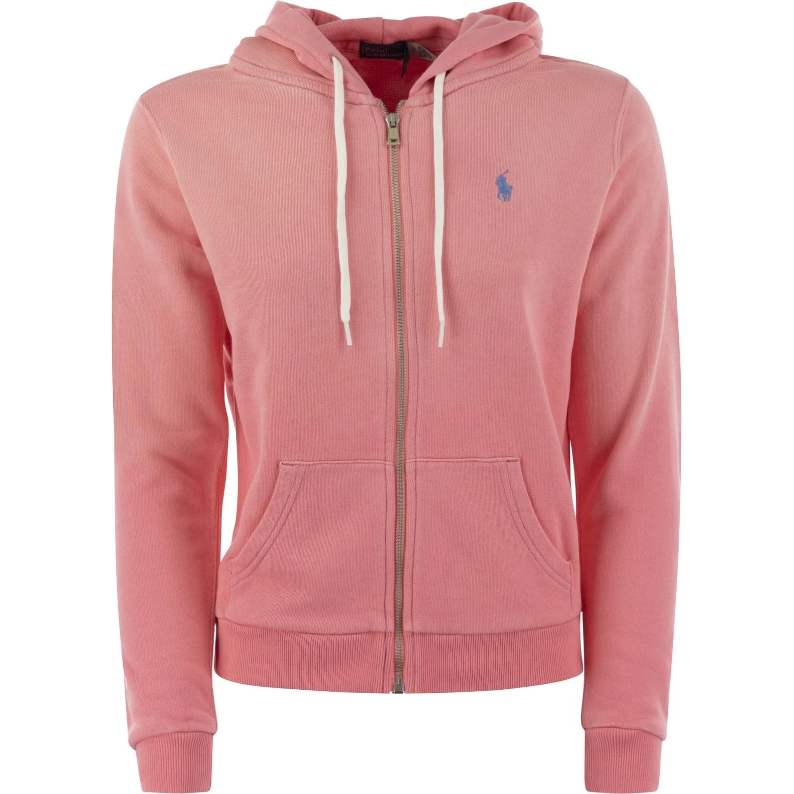 

Зип-ап худи Polo Ralph Lauren, фуксия