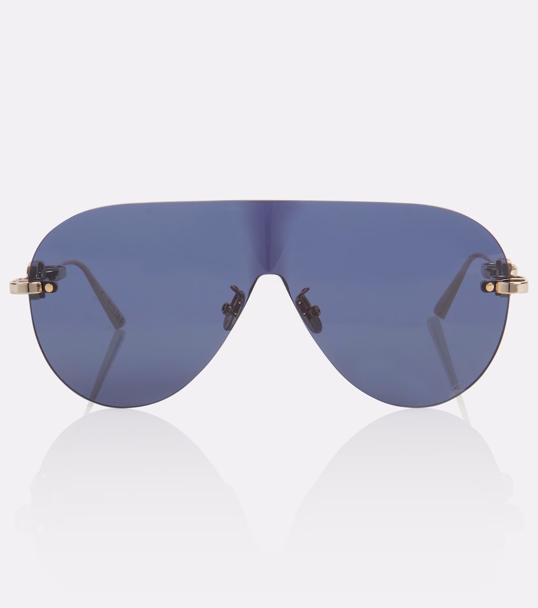 

CD Chain M2U маска солнцезащитные очки Dior Eyewear, Shiny Gold Dh /Blue
